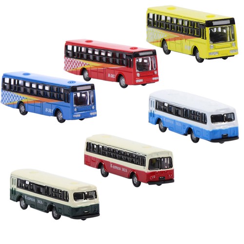 6stk spur 160 modell bus - 6stk.,
