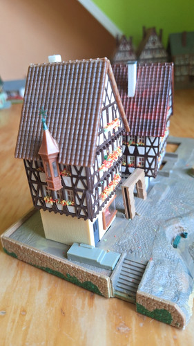 Modelleisenbahn häuser dorf - modelleisenbahn,
