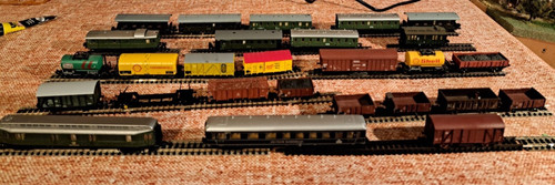 Eisenbahnwagen set waggons - 27,